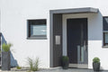 Gutta Pavillion, Anthrazit, Rechteckvordach BS Plus 160 mit Seitenteil Links - und BK