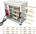 Gewerbliche Backofen, 55 × 29,5 × 54 cm, 3200 W, Edelstahl, Schwarz/Silber, elektrische Schornsteinkuchen-Backmaschine