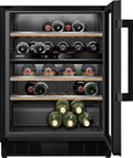 Siemens Weinkühlschrank, 82 x 60 cm, 120 L, Schwarz, KU21WAHG0 iQ500, 44 Flaschen, Temperatur: 5-20 °C, Zwei separat gesteuerte Temperaturzonen