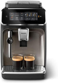 Philips Kaffeevollautomat, Schwarz, 3300 Serie, Chrom EP3326/90