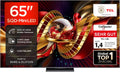 TCL Fernseher, 65 Zoll, Schwarz, Smart TV, 65C8 L SQD-Mini LED, 4K Smart TV, Google TV, HDR10+