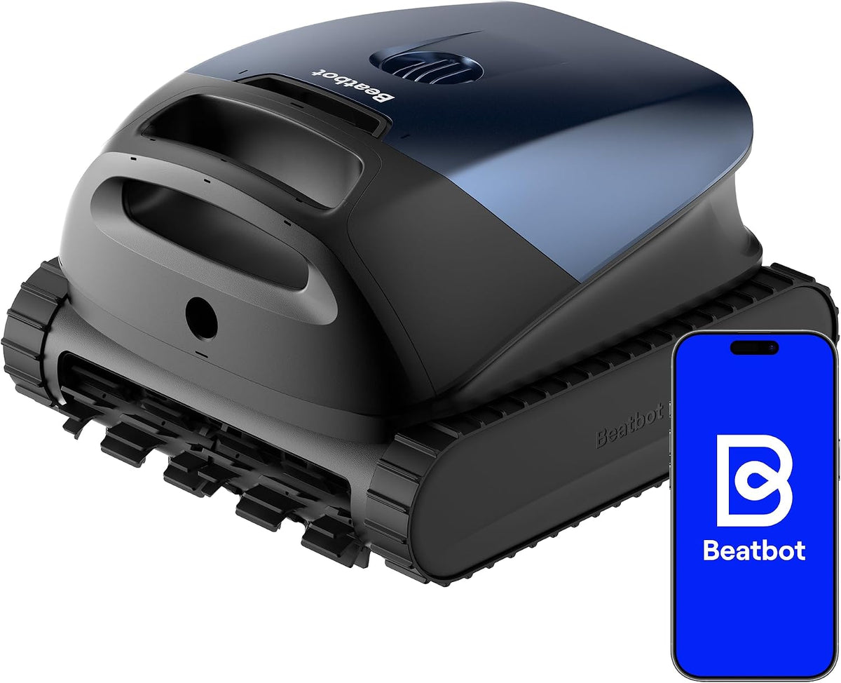 Beatbot Poolroboter, 5 L, Schwarz, Sora 10, 25700 LPH, großer Filterkorb, Gletschergrün