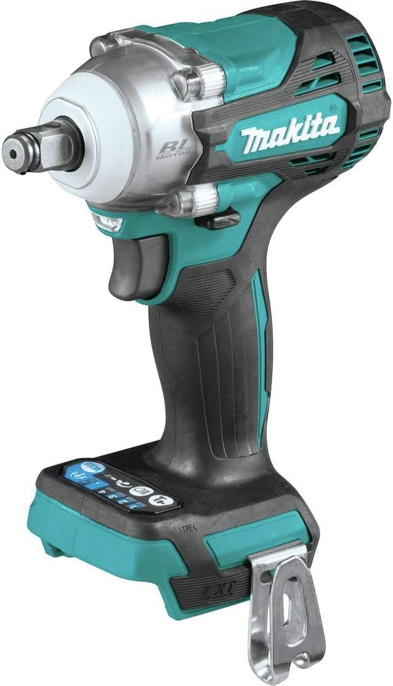 Makita Schlagschrauber, 18 V, Türkis/Schwarz/Silber, XWT14Z LXT Lithium-Ion Brushless 4-Speed 1/2 in. Cordless