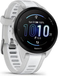 Garmin Smartwatch, 43 mm, Grau, Forerunner 165 - Lauf-, 2' AMOLED Touchscreen, bis zu 11 Tage Akkulaufzeit, 25+ Sport-Apps