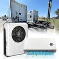 Split-Klimaanlage, 24 V, Weiß, Mini Split Klimaanlage, DC leise Kühlung mit hoher Effizienz und automatischer, Traktoren