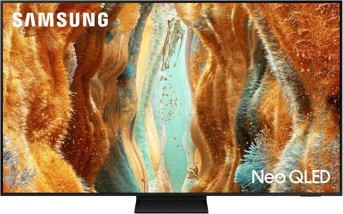 Samsung Fernseher, 65 Zoll, 165 cm, Schwarz, Smart TV, Neo QLED 4K QN70F 4K TV mit Neural Quantum AI Gen2, Quantum-Matrix-Technologie Slim
