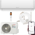 HANTECH Split-Klimaanlage, 45m, weiß, Split Klimaanlage 12000 BTU (bis ²) H-PRO Heiz-&Kühlfunktion, Luftfilter