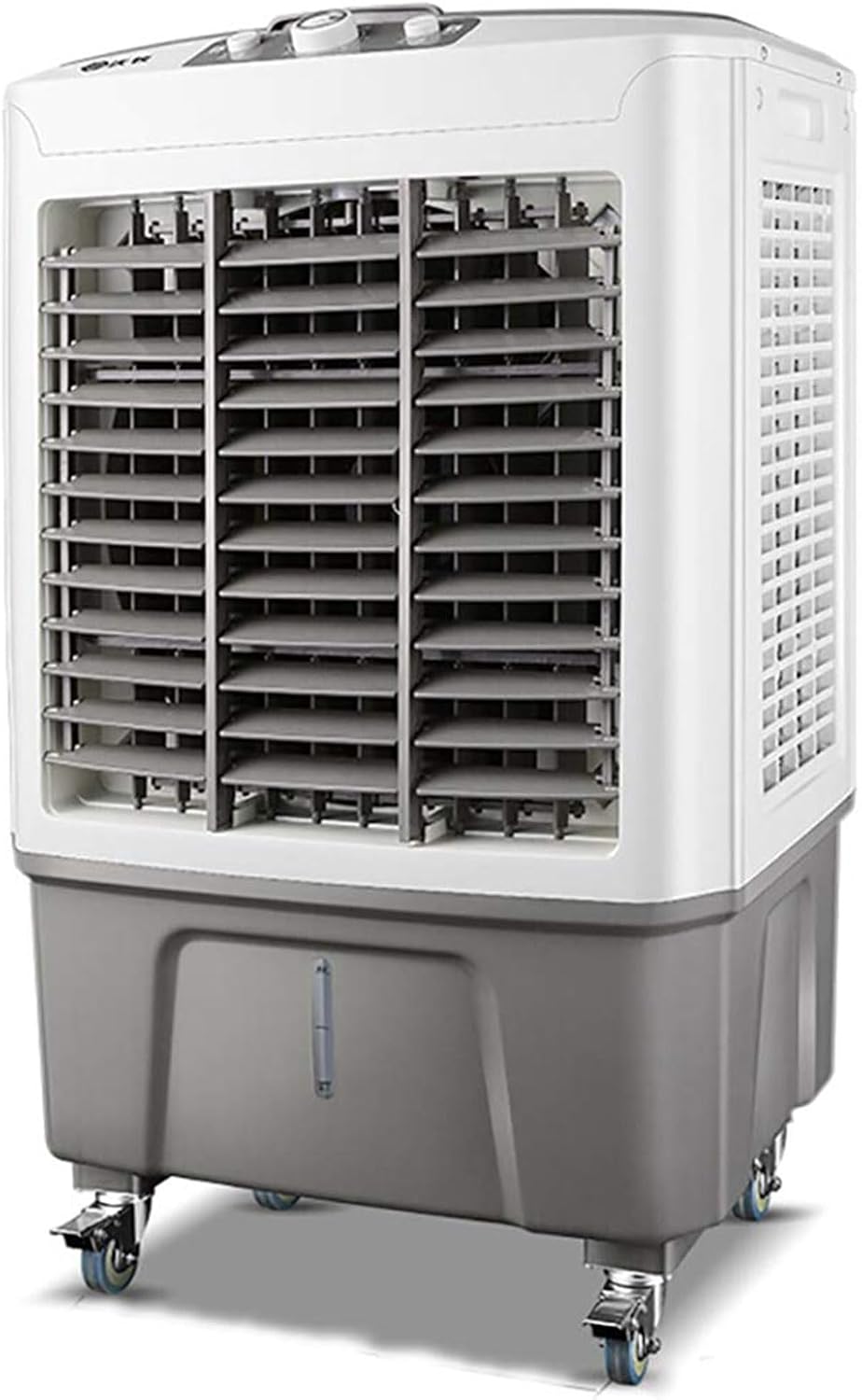 Gewerblicher Mobiles Klimagerät, 150 W, 30 L, 3 L, Schwarz, Verdunstungskühler Mit üftergeschwindigkeiten Und Wassertank