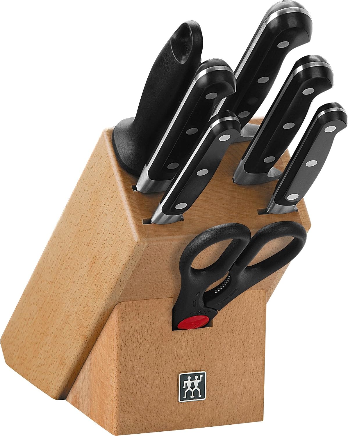 Messerset Zwilling Professional S Messerblocksets, Schwarz, S Messerblock 8-teilig, Rostfreier Spezialstahl, Made in Germany
