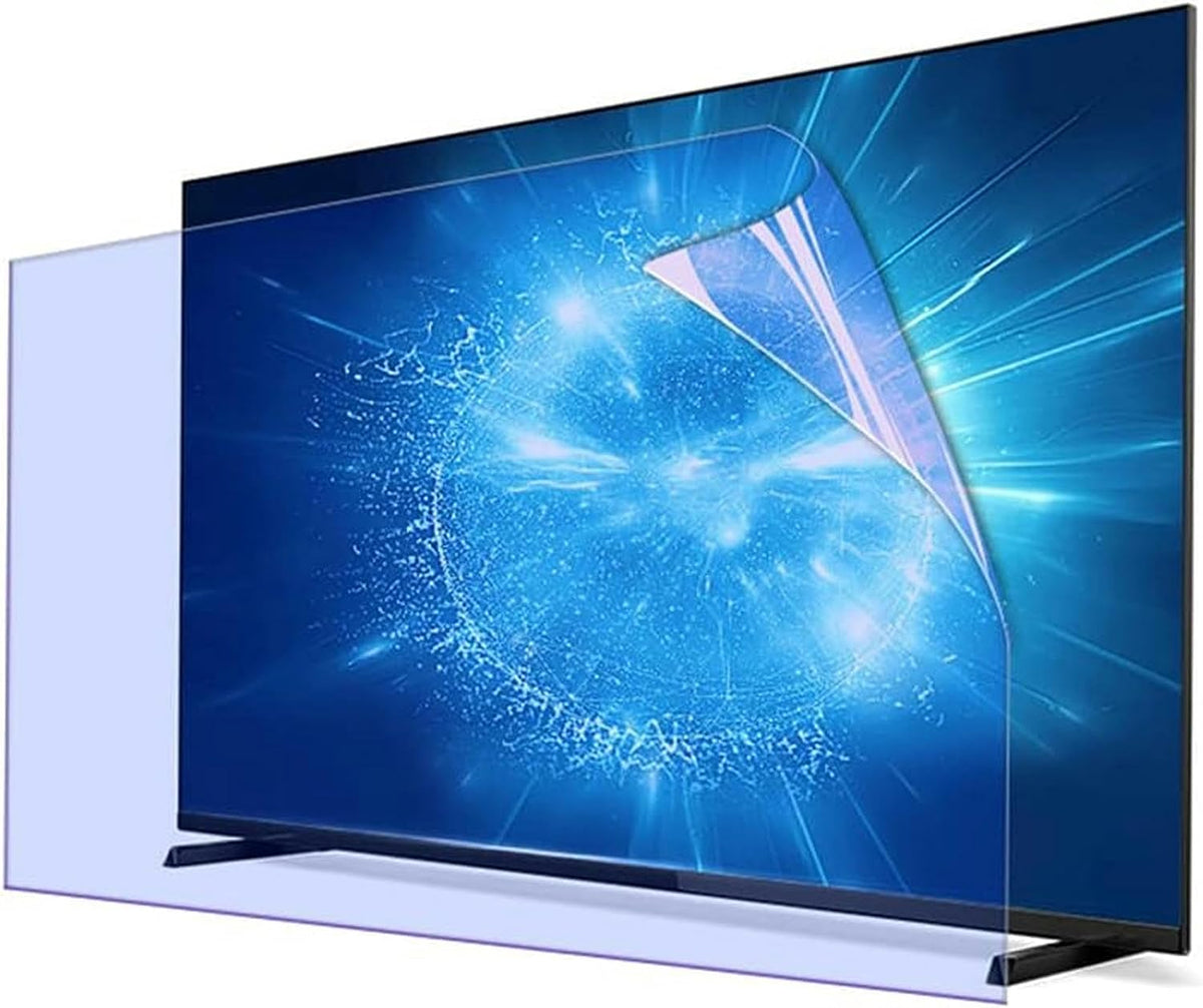 Anti Fernseher, 65 Zoll, Schwarz, Blaulicht-Tv-Displayschutzfolie 50- Blendschutzfilter, 50Inch, 65inch