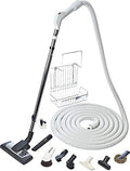 FAWAS Staubsauger, 10 m, Schwarz, Comfort-Luxus-Schlauchset 12- teilig Saugschlauch Zentral