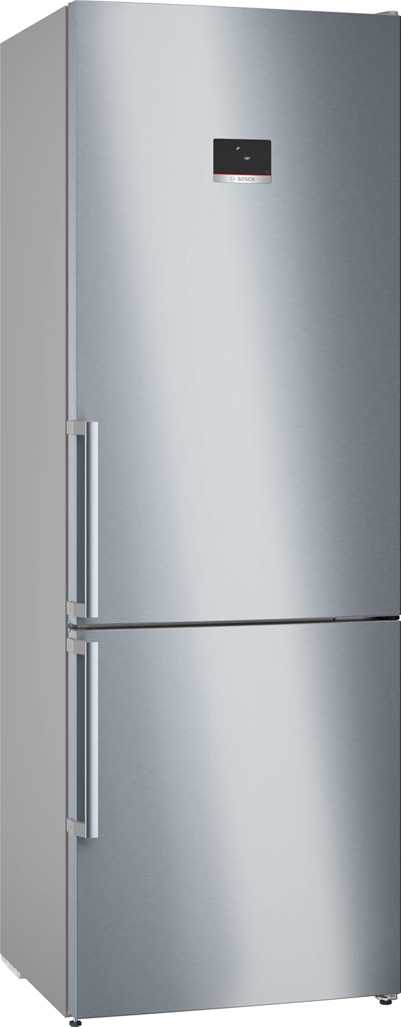 Bosch Kühl-Gefrierkombination, 203 x 70 cm, 311 L, 129 L, Weiß, KGN497ICT, Serie 4, XXL-Stand-Kühl-Gefrier-Kombination