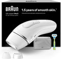 Braun Systeme, Braun/Silber, IPL Geräte Haarentfernung Silk·expert Pro 3, PL3222, Weiß/Silber, Alternative Laser Haarentfernung für Zuhause
