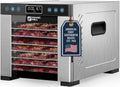 magic mill Dörrautomaten, Silber, Dörrgerät MFD-7700, 7-tray Food Dehydrator, Kunststoff, Rechteckig