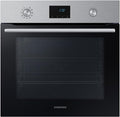 Samsung Backofen, 68 l, Silber, Pyrolyse Einbau-, EEK: A, Single Fan, Katalytische Reinigung, 8 Heizarten inkl. 20 Automatik-Programmen