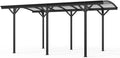 Home Deluxe Carports, 240 cm, Anthrazit, Design Carport - FALO, - Maße: 505 x 300 x 226/ - inkl. Montagematerial I