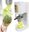 LYJIANGXIN Eismaschine, 28–30 l/Stunde, 80 W, Edelstahl, Silber, Spaghetti EIS Maschine, Gewerblich Elektrische Eiscreme Nudelmaschine mit 4
