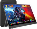 UPERFECT Monitor, Schwarz, 16' 2K 144Hz QLED Portable, 150% sRGB 2000:1 400 Nits