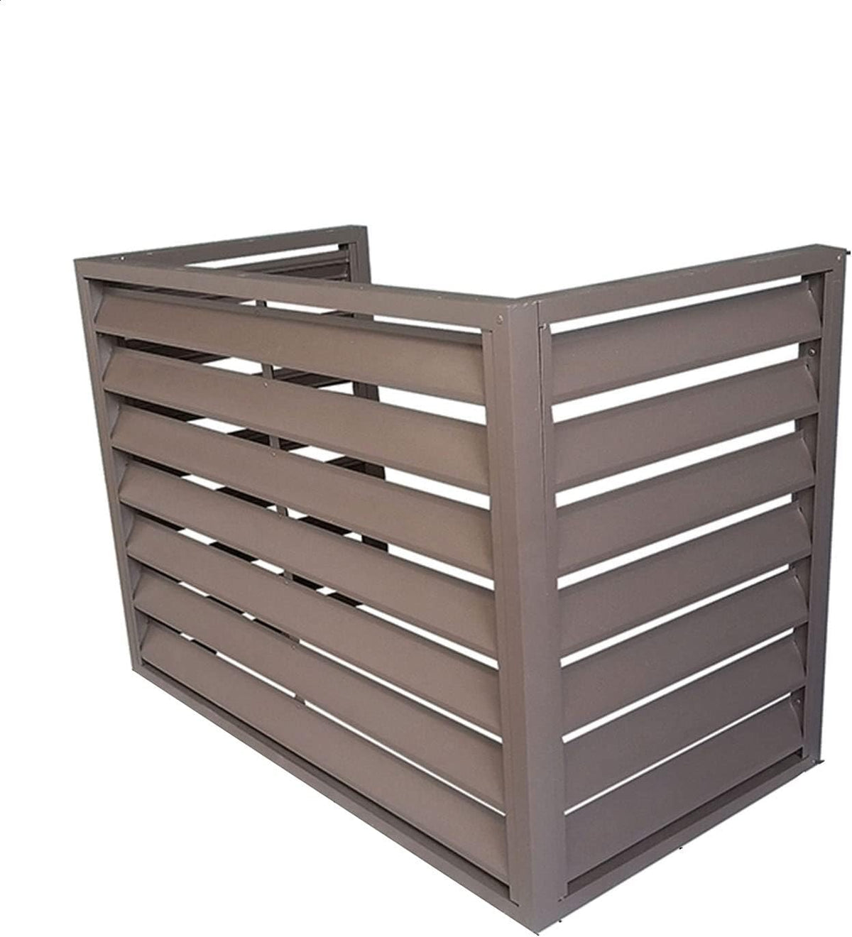 Aluminium Klimageräte, Braun, Sonnenschutz für Klimaanlagen, energieeffizienter Schutz, wetterfest, Zubehör für Klimaanlagen