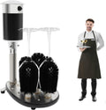 Gläserreinigungsmaschine, Edelstahl 304, Weiß, Elektrische kommerzielle Gläserspülmaschine, Weinglaswaschmaschine