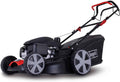Scheppach Rasenmäher, 3,4 kW, 51 cm, 60 L, Schwarz/Rot/Grau, Benzin- MS170-51H, Schnittbreite, 6in1, 56 PS 4-Takt Benzinmotor Honda