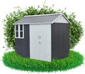 Gerätehaus Grindi, Grau, Gartenhaus Metall Betula - 4, 5 m2, 172x259x229 - Gartenhütte - Gartenhaus - Gartenschrank