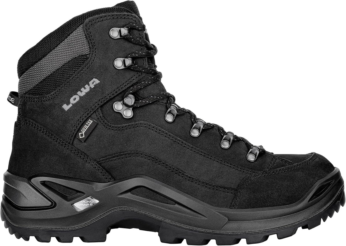 LOWA Wanderschuhe, Schwarz, Renegade Gtx Mid Herren Ankle Boot