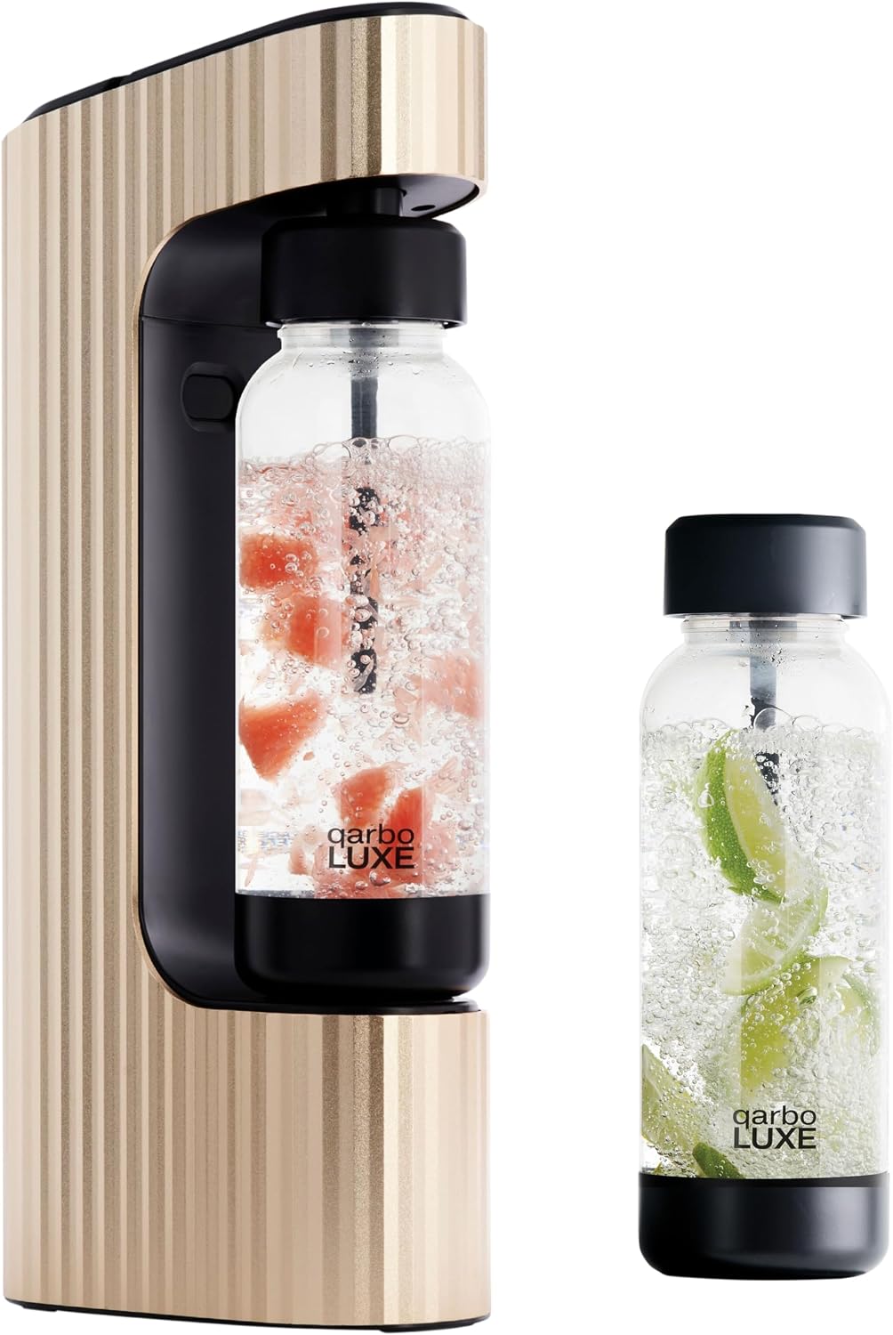 TWENTY39 Wassersprudler, Gold, qarbo LUXE Metall Sprudelwasserbereiter Maschine -, Seltzer Water Carbonation Fizz Maker (toskanisches )