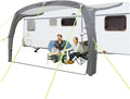 Skandika Vordächer & Vorzelte, 3000 mm, Grau, Vorzelt Vika Air Caravan 400, aufblasbares Vordach, Caravan Tarp
