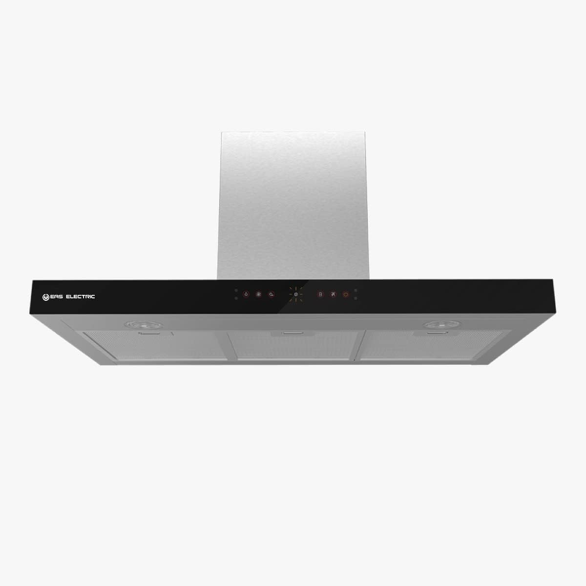 EAS Dunstabzugshaube, 90 cm, Schwarz, ELECTRIC SMART TECHNOLOGY - Dekorative NoTouch Farbe