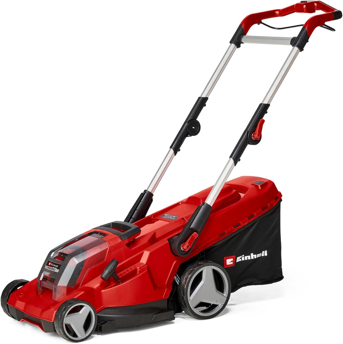 Einhell Rasenmäher, 40 cm, 500 m, 75 mm, 4,0 Ah, Rot/Schwarz/Silber, Professional Akku- RASARRO 36/40 Kit Power X-Change (36 V