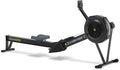 Concept2 Monitor, Schwarz, RowErg mit Standardbeinen, Rudergerät Modell D, Luftwiderstand