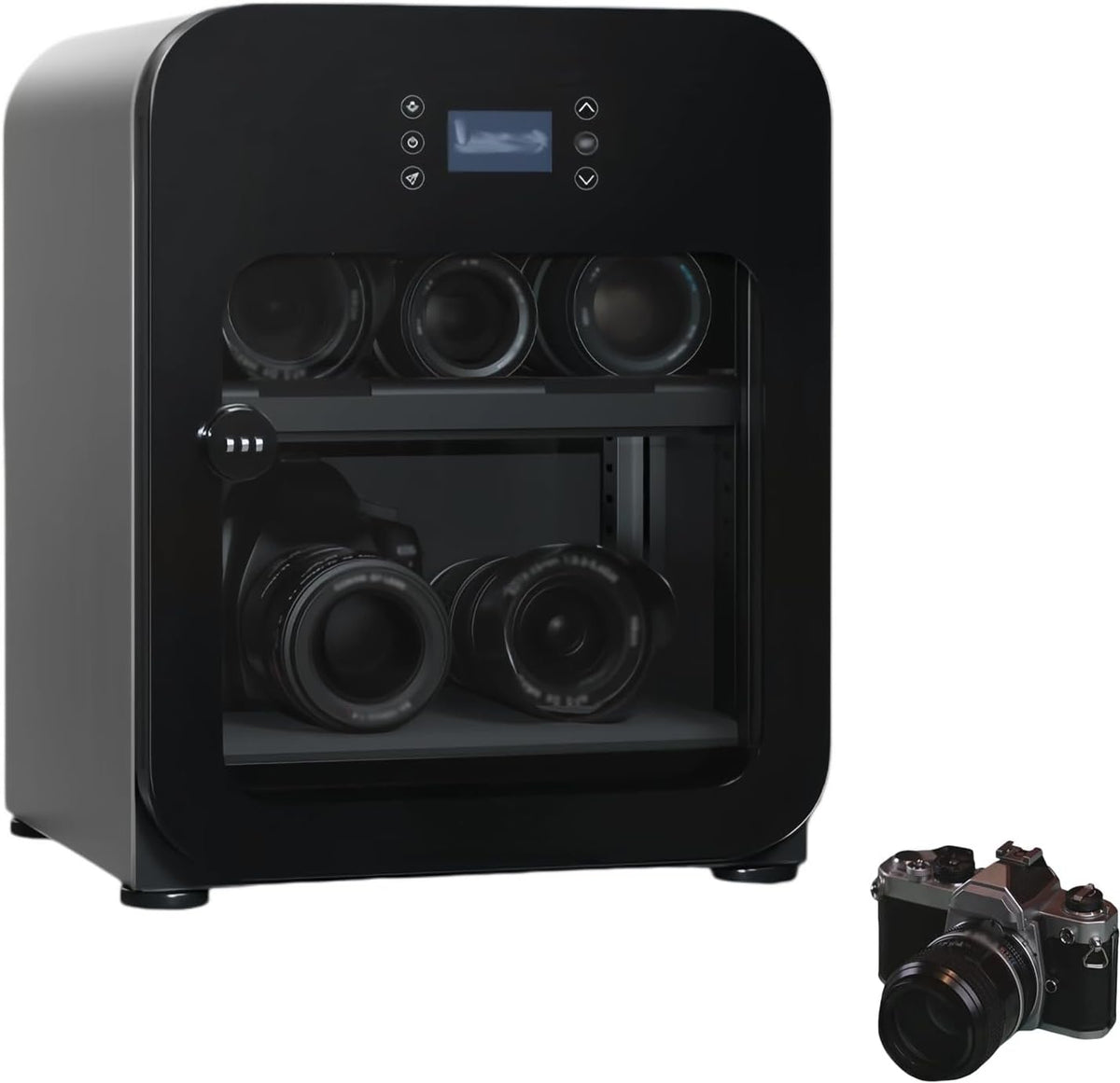 Elektronischer Kamera, 30 L, 40 L, Braun, Trockenschrank für s, Trockenbox mit Touch-Steuerung & LED-Display, / feuchtigkeitsgeschützte Lagerung